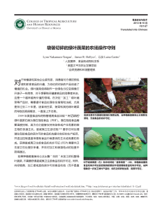 袋装切碎的绿叶蔬菜的农场操作守则 | On-Farm Practices for Cut, Bagged Leafy Greens