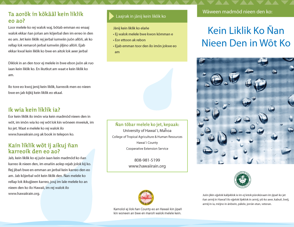 Kein Liklik Ko Nan Nieen Den in Wot Ko | Filters for Rainwater Catchment Systems