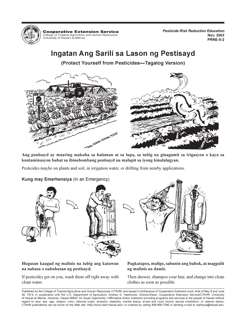 Ingatan Ang Sarili sa Lason ng Pestisayd | Protect Yourself from Pesticides